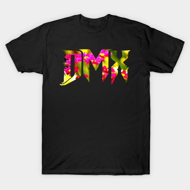 DMX Rapper Flower T-Shirt by neng